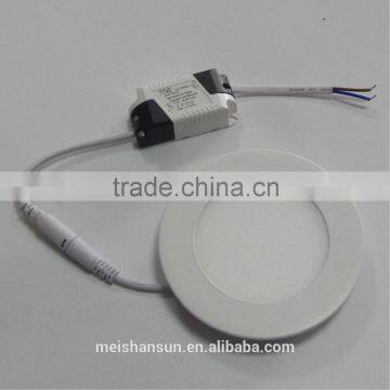 4w led SMD5730 round panel light with 1 year warranty