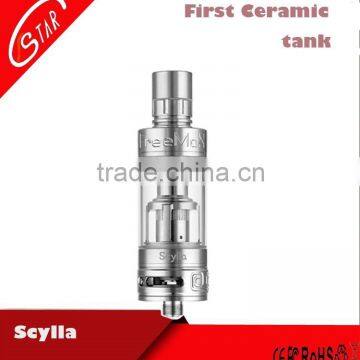 New arrived FreeMax Scylla ceramic coil CBD oil e cig tank from  golden suppiler