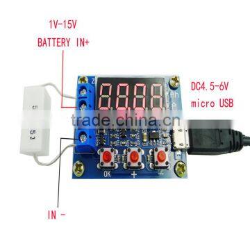 1.5v~12v Battery Capacity Meter discharge Tester for 18650 li-ion lithium lead-acid battery