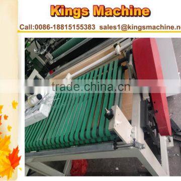 China Packing Machinery Plastic Machine PVC PE Arc Sealing Bag Making Machine (double lines)(Kings brand)