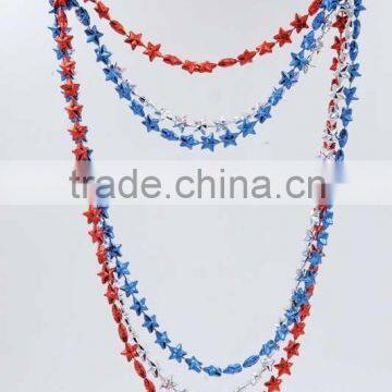 USA National Day party Bead chain fashion necklace shoulder bag