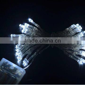 40L white color battery operated led string light