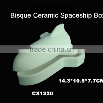 Bisque | Ceramic Bisque, Small Triangle Serving Dish