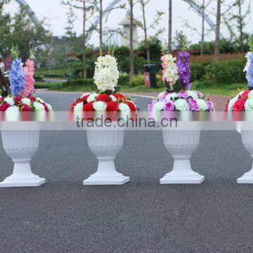 Wedding hotel decorative flower vase flower pillar customized flower wedding stage decoration