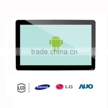 Android os 32 Inch Wall Mount LCD Display Network Digital signage Touch Screen For Exhibition