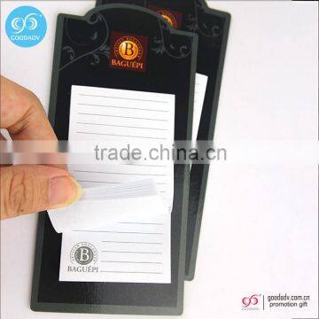 China manufacturer made cheap custom magnetic memopad