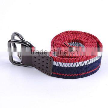 Deduction D Quality Woven Men And Women Cowboy Wild Striped Canvas Belt photo-5