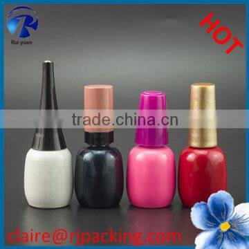 5ml Clear Glass Nail Polish Bottles With Brushes for Sale