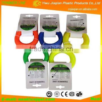 yiwu Jiaqian factory profession produce round 3.3mmX15M trimmer line