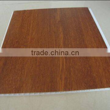 Lamination wooden design pvc ceiling panel