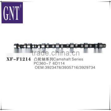 excavator engine camshaft for PC360-7 6D114