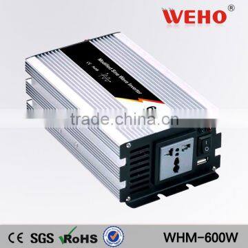 Modified sine wave inverter 600w ac to dc with solar charger inverter