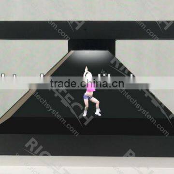Richtech optional multi sides hologram machine 3D hologram display showcase