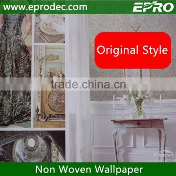 Modern hottest selling non woven wallpaper for house