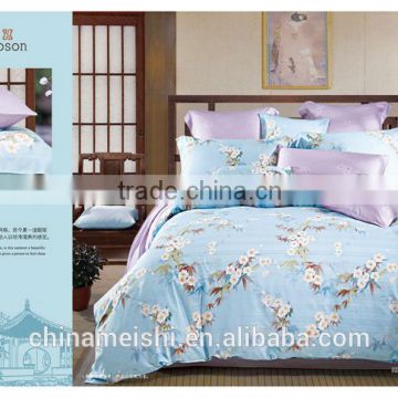 Luxury Flowering cotton dobby Made in China Tencel bedding sets