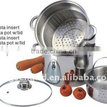 Stainless steel 4PCS Pasta Pot Sets