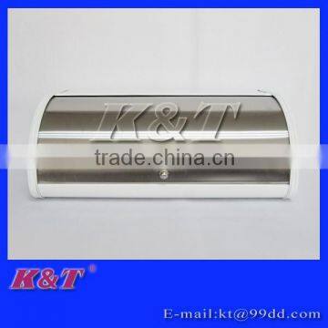 Elegant appearance stainless steel bread box