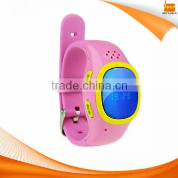 Latest wrist watch mobile phone for kid, Bluetooth 3.0 gps child watch