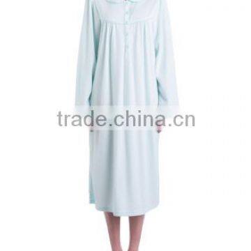 Waffle Knit Midlength Nightie-mint