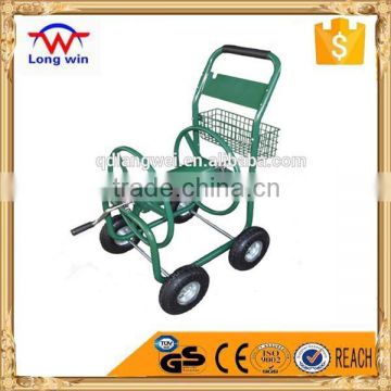 Lawn Garden 4 Wheel Hose Reel Cart