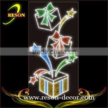 200*75cm light up artificial flowers wrought iron wall decor flowers