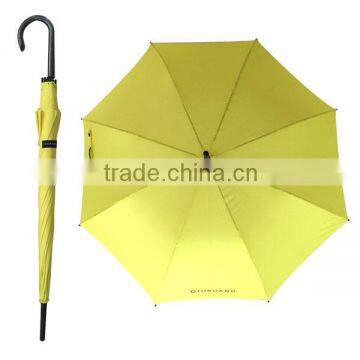 Quality auto open promotion stick umbrella for brand advertising with better price