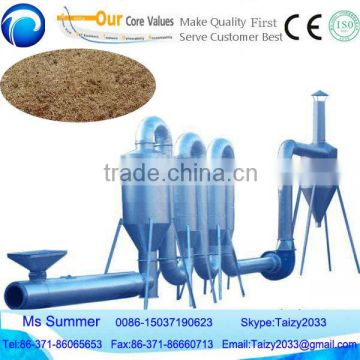 CE approved sawdust dryer machine/sawdust cyclone dryer/hot air flow sawdust tumble drier