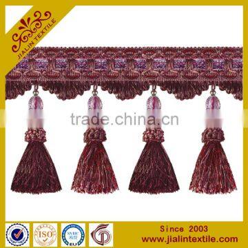 acrylic bead tassel fringe