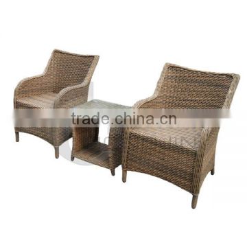 3PCS Wicker Rattan Outdoor Furniture Table and Chair Set