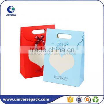 Luxury fancy paper bag with silk ribbon for gift                        
                                                                                Supplier's Choice