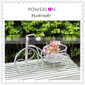 Wrought Iron Bicycle Flower Pot