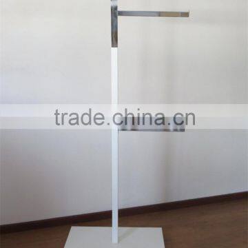 Floor Standing 2 Way Stepped Display Rack for Hanging Items photo-3