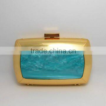 Acrylic clutch bag Ladies evening handbag