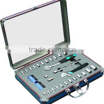 44pcs household Car repair package sockets bit ratchet handle tool kit factory promotion outlet