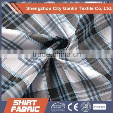 polyester cotton yarn dyed shirting fabric 100% cotton