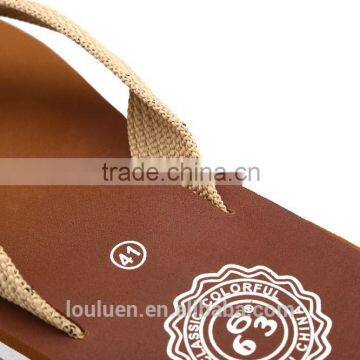 2015 663 LOULUEN Promotional EVA Fabric Plastic Flip Flops photo-5