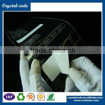 Eco-friendly Film Heat Sensitive Heat Seal Anti-counterfeit Battery Label photo-4
