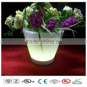 LED Illuminous Plastic Color Changing Flower Pot LED