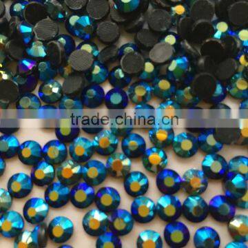 factory wholesale full size and color AB fancy hotfix sticky rhinestone for DTY use