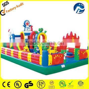 2014 hot deal funny inflatable trampoline playground