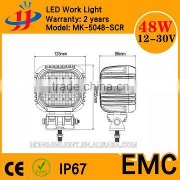 Wholesale Factory Direct 9-32V 48W Flood Crees LED Work Light With 3450lm photo-5