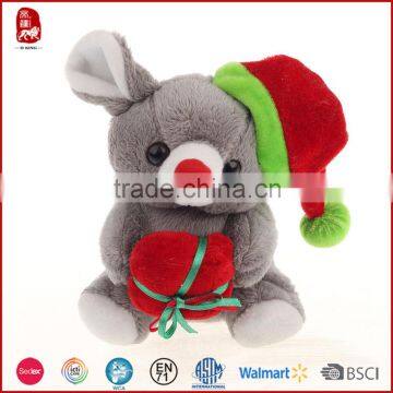 Wholesale custom stuffed lovely bear for christmas