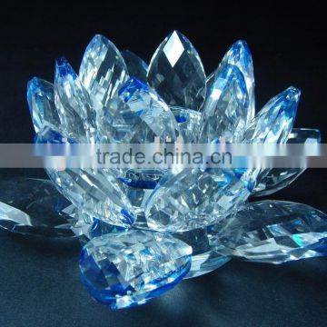 blue crystal lotus flower