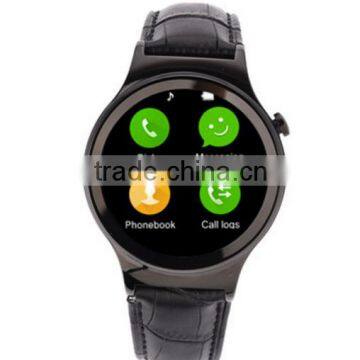 Smart Watch T3Swith Genuine Leather, Phone Sync WhatsApp, Skype, MSN, Wechat,SMS Etc. Between Watch and Android/IOS Phone photo-3