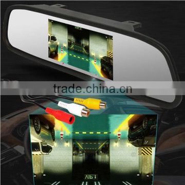 HTJ HD 4.3" LCD Screen Display Car Reverse rearview mirror gps android