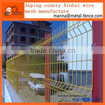 PVC Coated Triangle Bending Welded Wire Mesh Fence