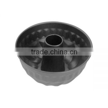 carbon steel non-stick fluted tube pan