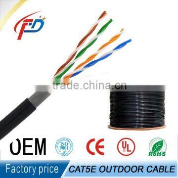 1000ft rj45 outdoor lan cable cat 5e 4pairs 24 /26 awg