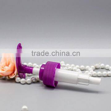 33mm Non Spill Ribbed Purple Plastic Dispenser Bottle Pump photo-4