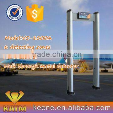 full digital system portable walk through metal detector PD6500